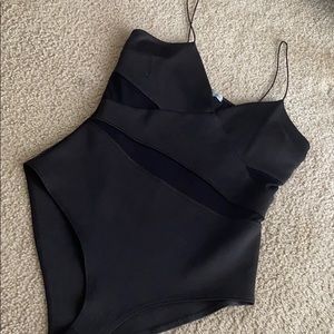 black bodysuit